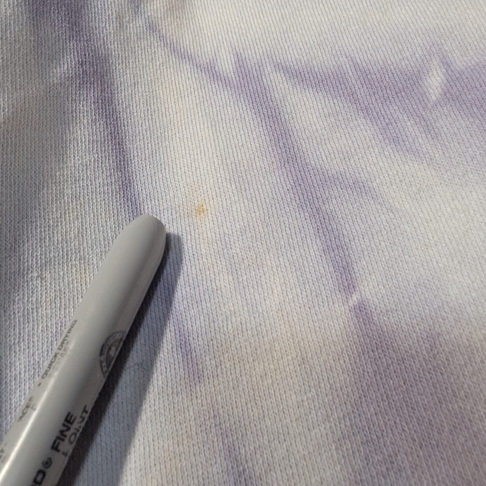 Taylor Swift Midnights Promo 3X Off Shoulder Crewneck Tie Dye Cozy Sweatshirt - Picture 8 of 13